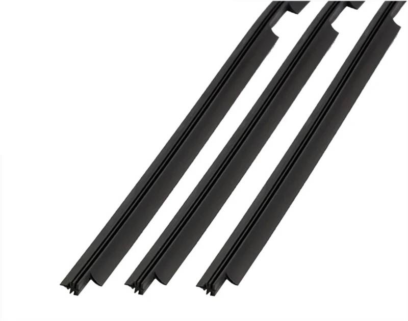 2 Stück Auto-Einsatzstreifen aus weichem Naturkautschuk (Nachfüllpackung) for Wischerblätter vom Typ Valeo 14"16"17"18"19"20"21"22"24"26"28"(2pcs 19 inch 475mm) von DCJJLWIG