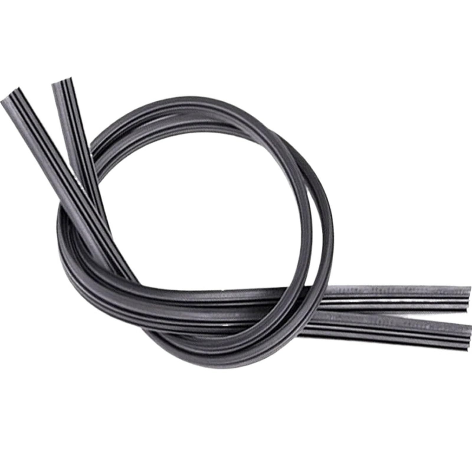 2 Stück Wischer-Nachfüllpackungen, universell, 6 mm, 24 Zoll oder 26 Zoll, zuschneidbar, rahmenloses Wischerblatt aus Gummi, Nachfüllpackung for die Windschutzscheibe, Ersatz(24 inch) von DCJJLWIG
