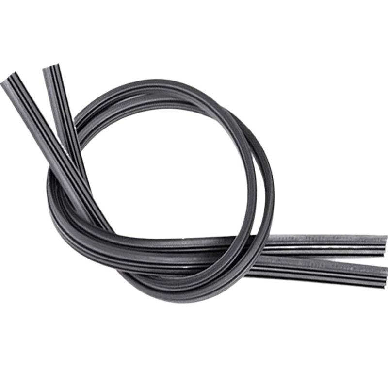 2 Stück Wischer-Nachfüllpackungen, universell, 6 mm, 24 Zoll oder 26 Zoll, zuschneidbar, rahmenloses Wischerblatt aus Gummi, Nachfüllpackung for die Windschutzscheibe, Ersatz(24 inch) von DCJJLWIG