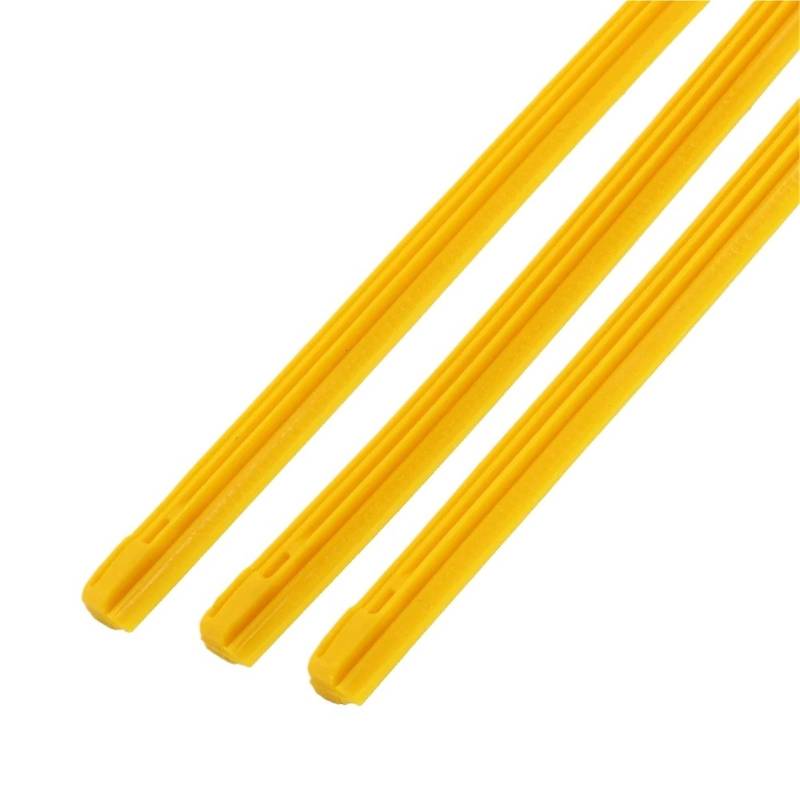 2 stücke Auto Scheibenwischerblatt Einsatz gelb silica gel Streifen (Nachfüllung) 8mm 14 "16" 17 "18" 19 "20" 21 "22" 24 "26" 28 "auto Zubehör(Remark 2 diffrent) von DCJJLWIG