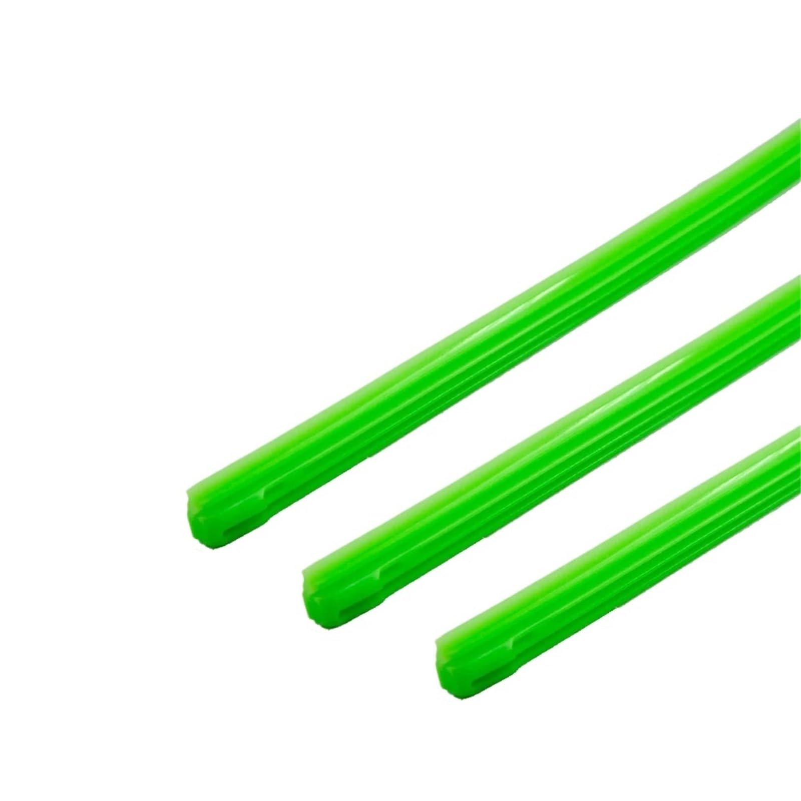 2 stücke Auto Wischer Windschutzscheibe Fahrzeug Einsatz Grün Silicagel Streifen Refill 8mm Weiche 14 "16" 17 "18" 19 "20" 21 "22" 24 "26" 28 "Zubehör(18 inch 450mm 2PCS) von DCJJLWIG