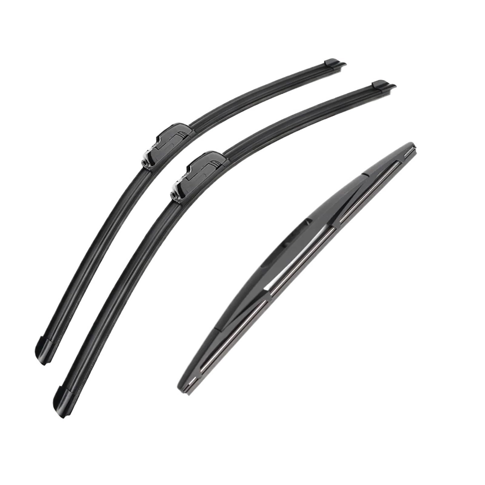 3 STÜCKE for Mitsubishi Grandis 2003-2011 28 "+ 22" + 12 "Vorne Hinten Wischerblätter Windschutzscheibe Windschutzscheibe Fenster Cutter Zubehör 2003(9mm J Hooks) von DCJJLWIG