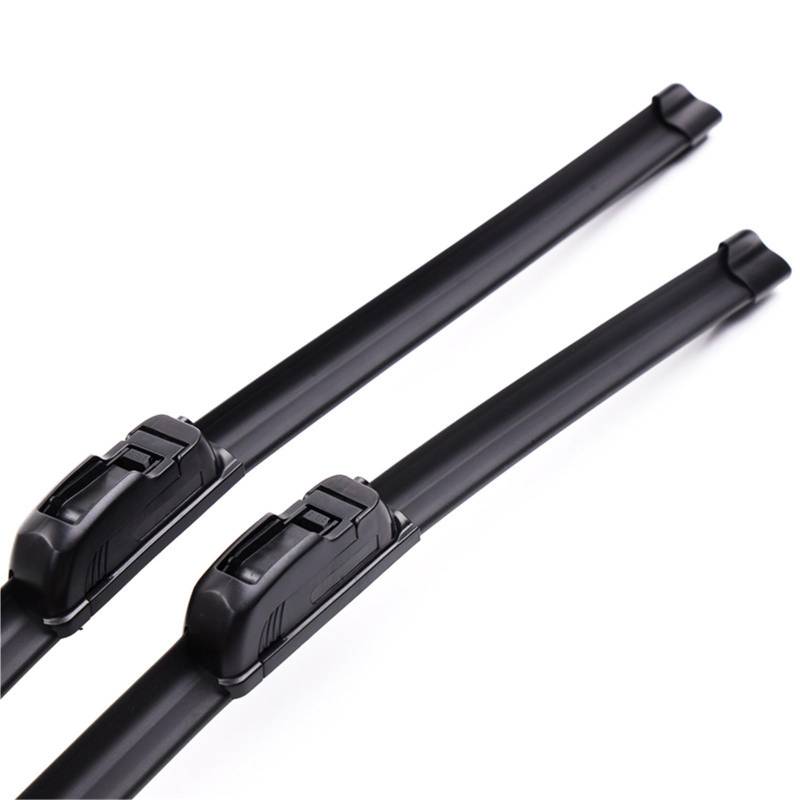 Auto-Scheibenwischer, U-Typ, weicher Gummi, rahmenlos, halterungslos, Auto-Wischer 19"+18" von DCJJLWIG