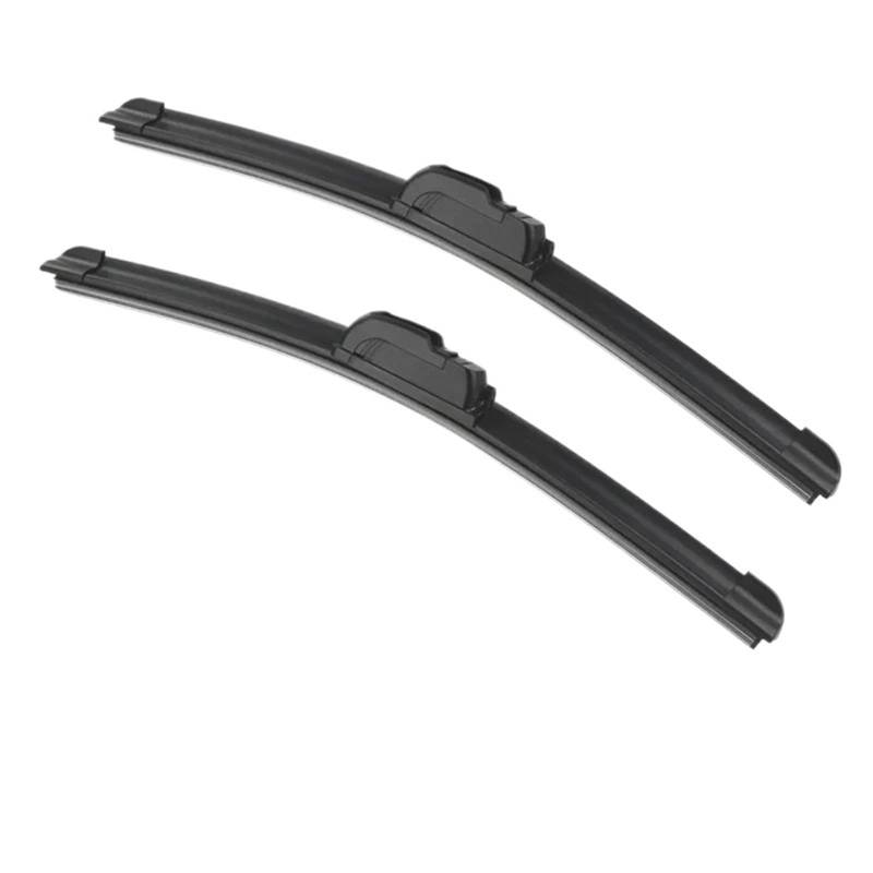 Auto-Wischerblätter, 26Zoll + 18Zoll, Windschutzscheibe, sauber, Naturkautschuk, Auto-Wischer-Zubehör(Left Steering) von DCJJLWIG