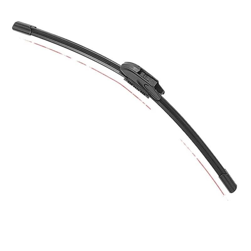 J/U-Haken, universeller generischer Frontwischergummi aus Gummi, 13 bis 28 Zoll, Auto-Windschutzscheibe, Autozubehör(14inch) von DCJJLWIG