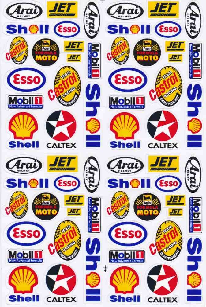 DD Sponsoren Sticker Aufkleber Folie 1 Blatt 270 mm x 180 mm wetterfest von ZOUXO