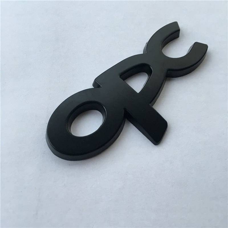 DDDXF Aufkleber Emblem,3D Metall OPC Abzeichen Aufkleber Für OPEL Mokka Corsa Meriva Zafira Astra J H G Vectra Antara Insignia,Schwarz von DDDXF