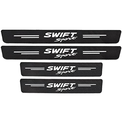 4 Stücke Autotürschwellenleiste, für Suzuki Swift Sport rutschfeste und Kratzfeste Einstiegsleisten aus Kohlefase von DDFFRBBC
