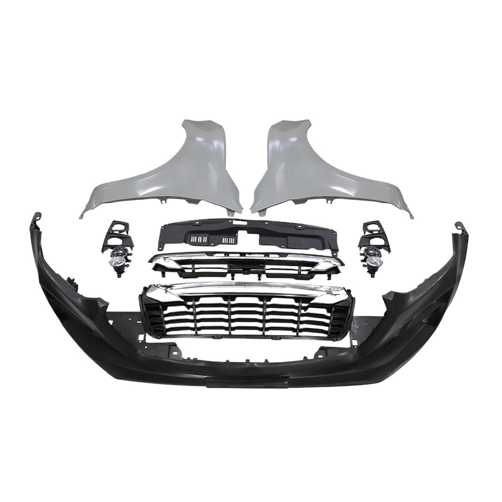 DDGHAE Auto-Bodykit for die vordere und hintere Stoßstange, kompatibel mit Isuzu Dmax, Upgrade-Änderung auf High-Level-D-Max, Facelift-Breitumbau DDGHAE Auto-Bodykit for die vordere und hintere Stoßstange, kompatibel mit Isuzu Dmax, Upgrade-Änderung auf High-Level-D-Max, Facelift-Breitumbau von DDGHAE