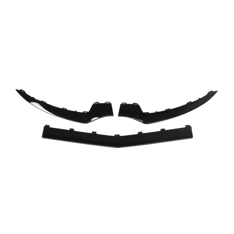 DDGHAE Auto-Frontstoßstange, kompatibel for Mercedes Benz W207 E-Klasse E200 E350 2014 2015 2016, schwarz, 3 x Lippensplitter, Diffusor, Spoiler, Schutzabdeckung von DDGHAE