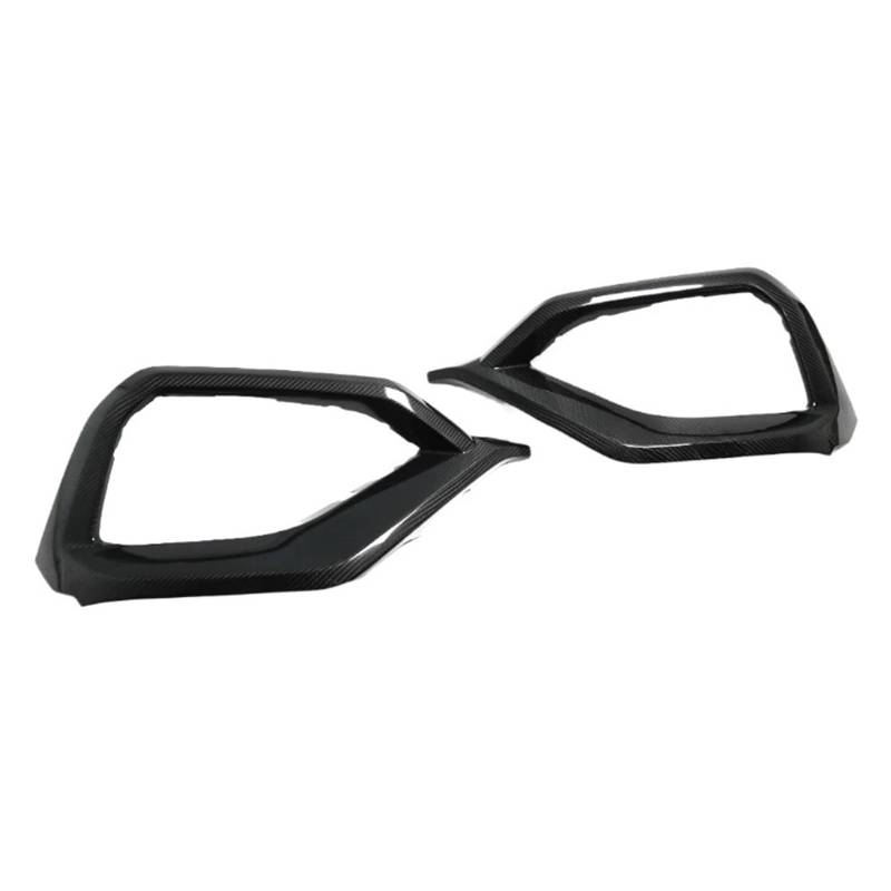 DDGHAE Auto-Frontstoßstange, kompatibel for Subaru WRX S4 STI VB 2022 2023 2024, Außenzubehör, 2-teilige Kohlefaser-Nebelscheinwerfer-Lampenrahmenabdeckung von DDGHAE
