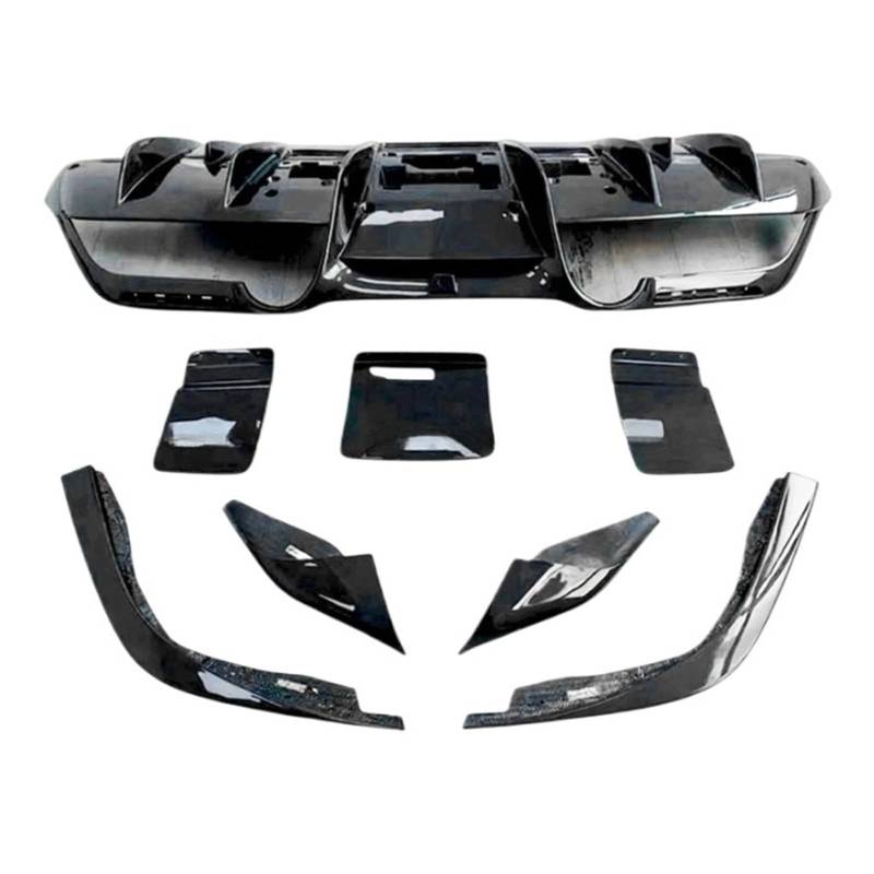 DDGHAE Auto-Frontstoßstange, kompatibel mit Ferrari F8 OM Style Body Kit, Frontlippe aus trockenem Carbon, Frontspoiler, Heckstoßstangendiffusor von DDGHAE