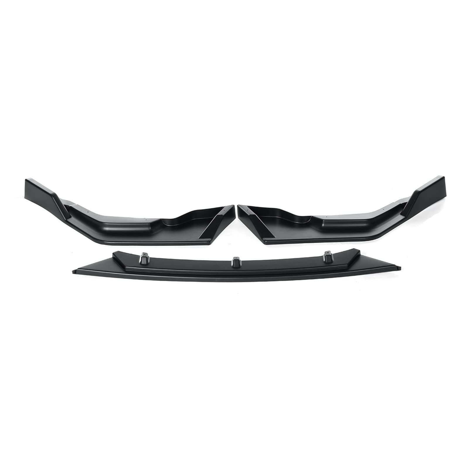 DDGHAE Auto-Frontstoßstange, kompatibel mit Toyota Corolla SE XSE 2021, 3-teilig, Splitter-Lippen-Diffusor, Spoiler-Abdeckung, Zierlamellen, Body-Kit, Schutzschutz(Matte Black) von DDGHAE