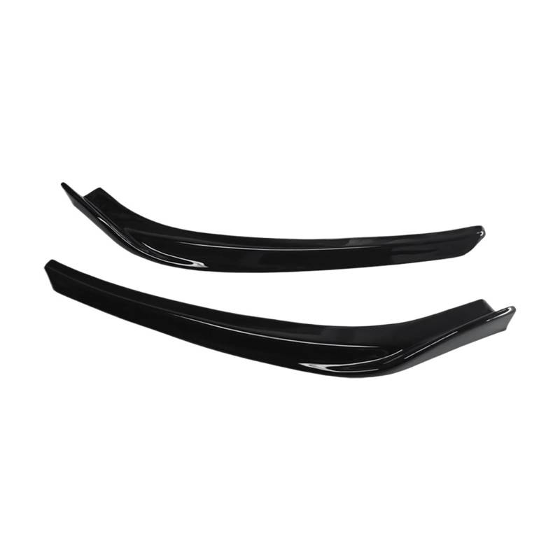 DDGHAE Auto-Frontstoßstange Kompatibel for Civic 2016 2017 2018, 2-teiliges Lippensplitter-Spoiler-Bodykit Fließheck-Eckzubehör(Gloss Black) von DDGHAE