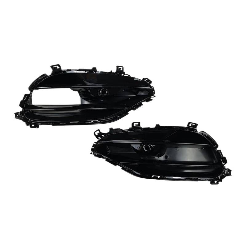 DDGHAE Auto Frontstoßstange Nebelscheinwerfer Kühlergrill Kompatibel for Mercedes Benz A-Klasse W176 A180 A200 A250 A45 AMG 2016-2018 Schwarz ABS Kunststoff 1Set von DDGHAE