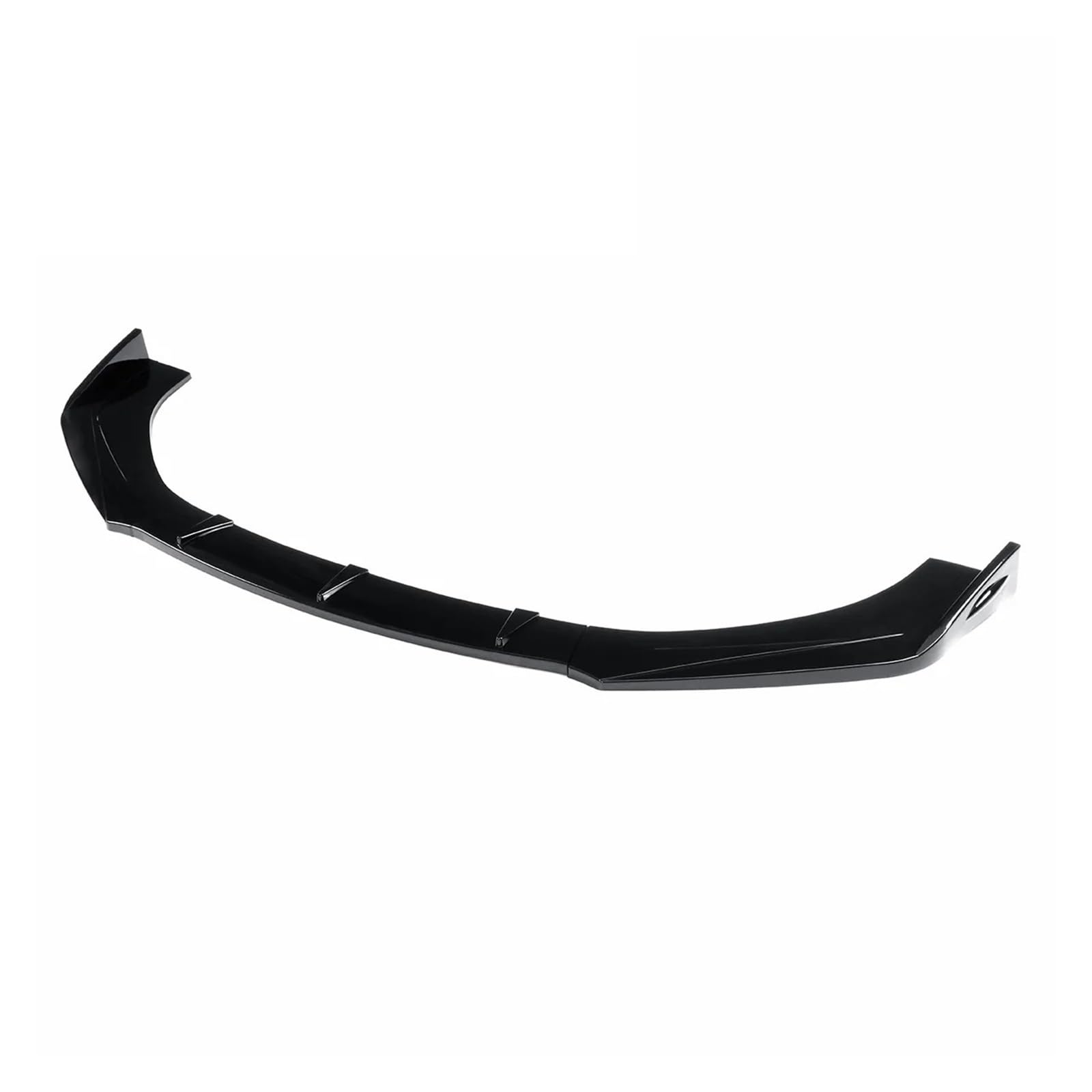 DDGHAE Auto-Frontstoßstange kompatibel for Audi TT RS 2004 2005–2008 2009–2012 2013–2018 2019–2021, TT RS Splitter Lip Body Kit Spoiler Diffusor Schutzschutz aus Kohlefaser(Glossy Black) von DDGHAE