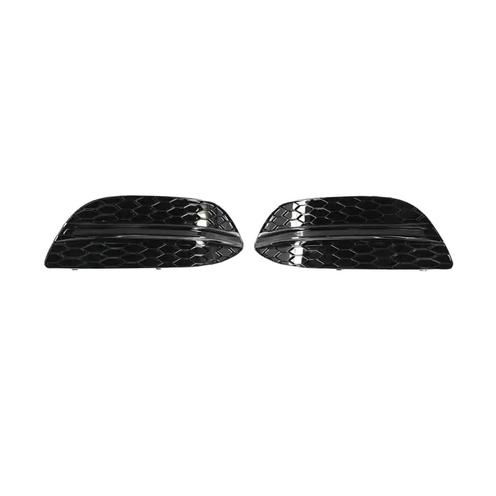 DDGHAE Auto-Frontstoßstange kompatibel for Mercedes Benz C-Klasse W205 2015 2016 2017 2018–2019, Nebelscheinwerfer-Abdeckung, Nebelscheinwerferrahmen-Zubehör, Kühlergrill(Gloss black) von DDGHAE