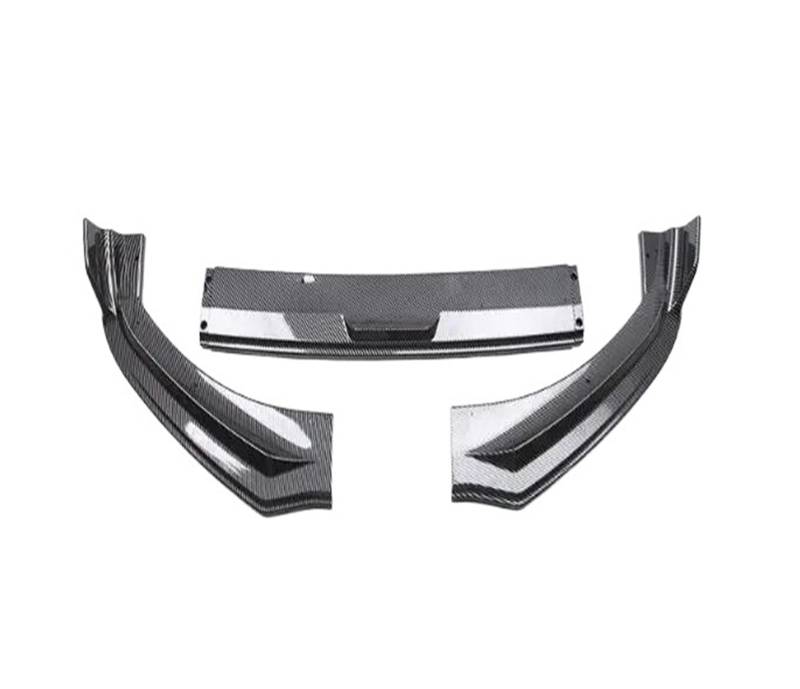 DDGHAE Auto-Frontstoßstange kompatibel for Mustang Mach-E 2020 2021 2022 2023, ABS-Kohlefaser-Splitter-Lippenspoiler(ABS Carbon Fiber) von DDGHAE