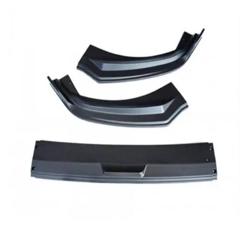 DDGHAE Auto-Frontstoßstange kompatibel for Mustang Mach-E 2020 2021 2022 2023, ABS-Kohlefaser-Splitter-Lippenspoiler(Matte black) von DDGHAE