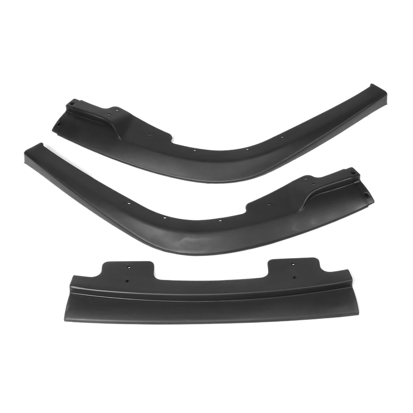 DDGHAE Auto-Frontstoßstange kompatibel for Subaru Impreza WRX Sti S204 2006–2007, Carbonfaser-Optik/schwarzes Lippen-Body-Kit, Spoiler-Splitter-Deflektorlippen(Matte Black) von DDGHAE