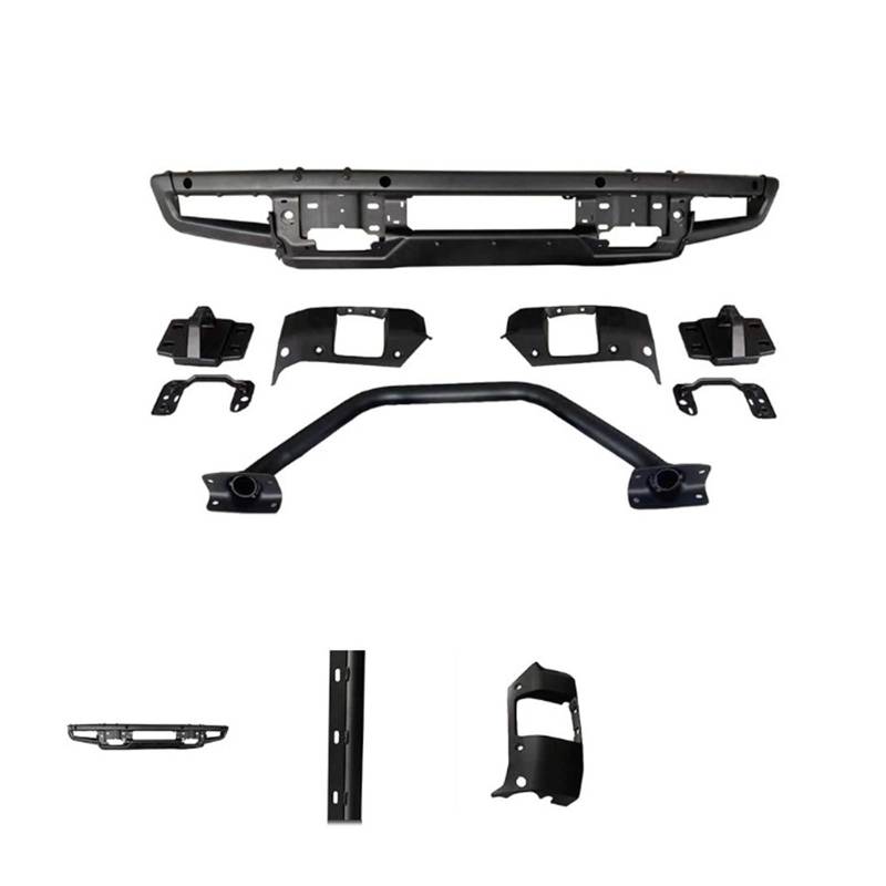 DDGHAE Auto-Frontstoßstangen kompatibel for Bronco 2021 LANTSUN B1003, mit Overrider von DDGHAE