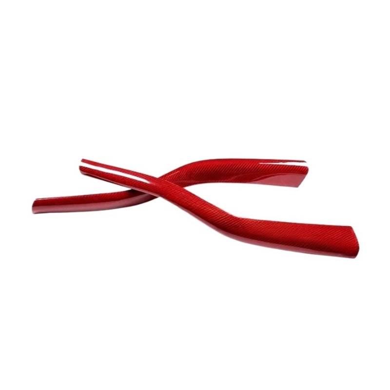 DDGHAE Auto-Heckstoßstange Kompatibel for Ferrari 458 2011-2016 Externes Zubehör, Splitter-Lippen-Diffusor-Spoiler-Abdeckungsverkleidung Echte Kohlefaser Rot(Carbon Fiber Red) von DDGHAE