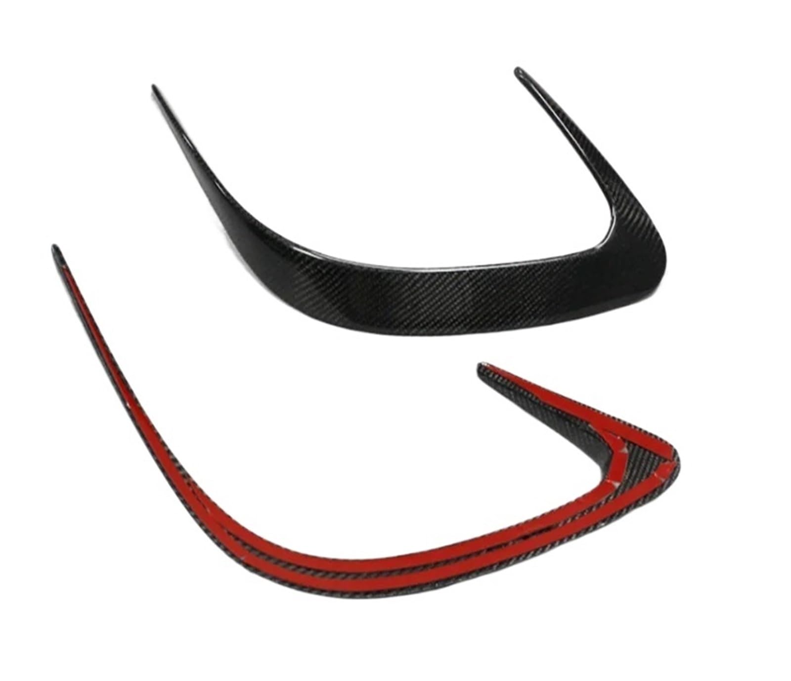 DDGHAE Auto Heckstoßstange Kompatibel for Mercedes-Benz GLE Coupe C167 GLE43 GLE63 GLE350 GLE450 AMG Real Carbon Vent Scoop Flossen Trim von DDGHAE