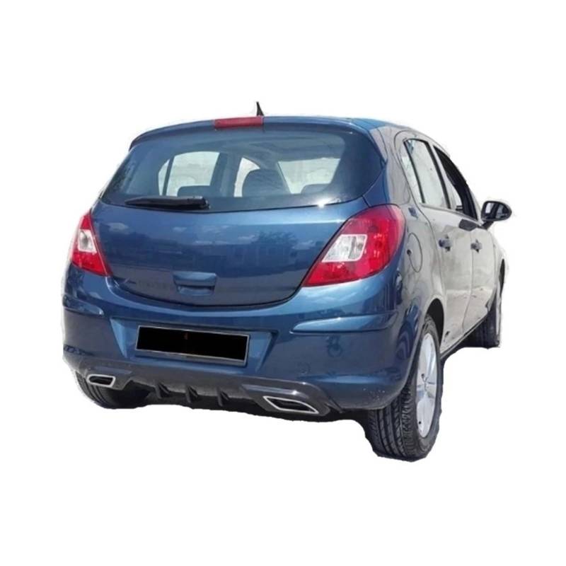 DDGHAE Auto-Heckstoßstange Kompatibel for Opel Corsa D Spoiler Deflektor Langlebiger Schutz, Lippendiffusor Spoiler Heckseitensplitter Klappen von DDGHAE