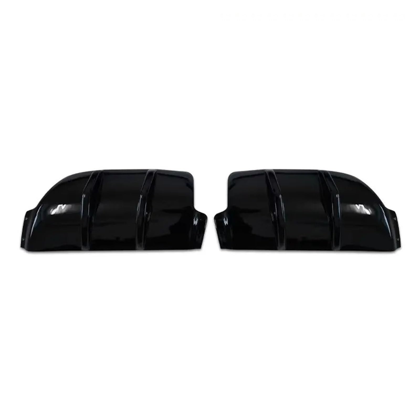 DDGHAE Auto Heckstoßstange Kompatibel for VW Golf MK VI R20 6 R20 Kompatibel for Golf MK6 R20 Diffusor Flagge Spoiler Splitter Zubehör Trim 2,0 R20(Bright Black) von DDGHAE