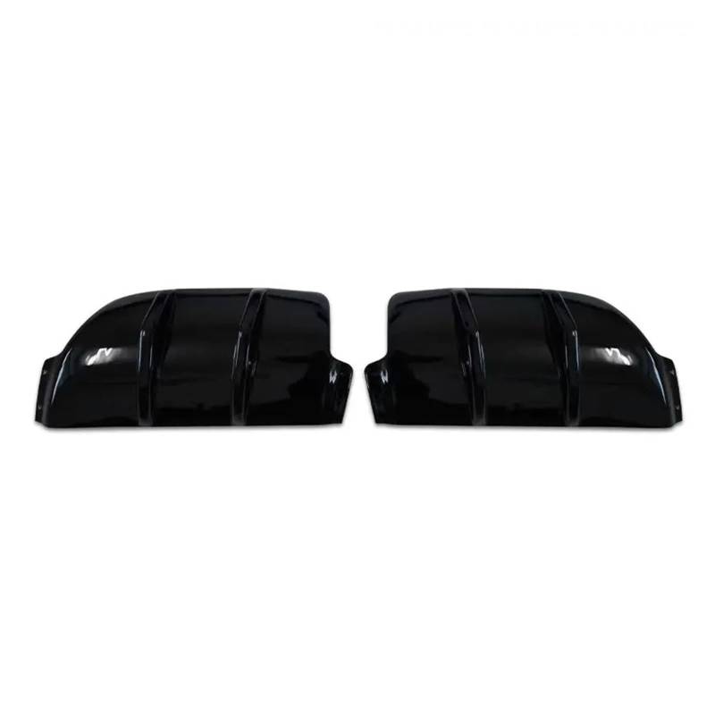 DDGHAE Auto Heckstoßstange Kompatibel for VW Golf MK VI R20 6 R20 Kompatibel for Golf MK6 R20 Diffusor Flagge Spoiler Splitter Zubehör Trim 2,0 R20(Bright Black) von DDGHAE