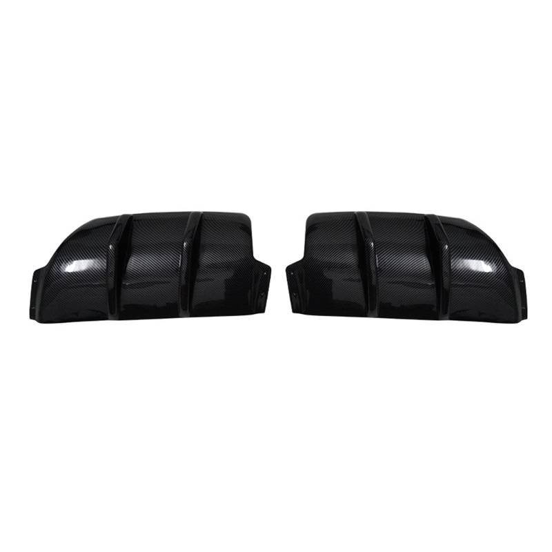 DDGHAE Auto Heckstoßstange Kompatibel for VW Golf MK VI R20 6 R20 Kompatibel for Golf MK6 R20 Diffusor Flagge Spoiler Splitter Zubehör Trim 2,0 R20(Carbon fibre) von DDGHAE