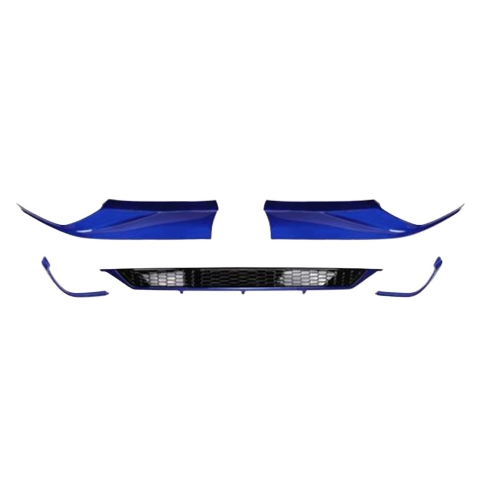 DDGHAE Auto-Heckstoßstange kompatibel for Accord 10TH 2018 2019 2020 2021 2022 Diffusorlippe + blau/weiße Seitenspoilerabdeckung Splitterverkleidung(Blue) von DDGHAE