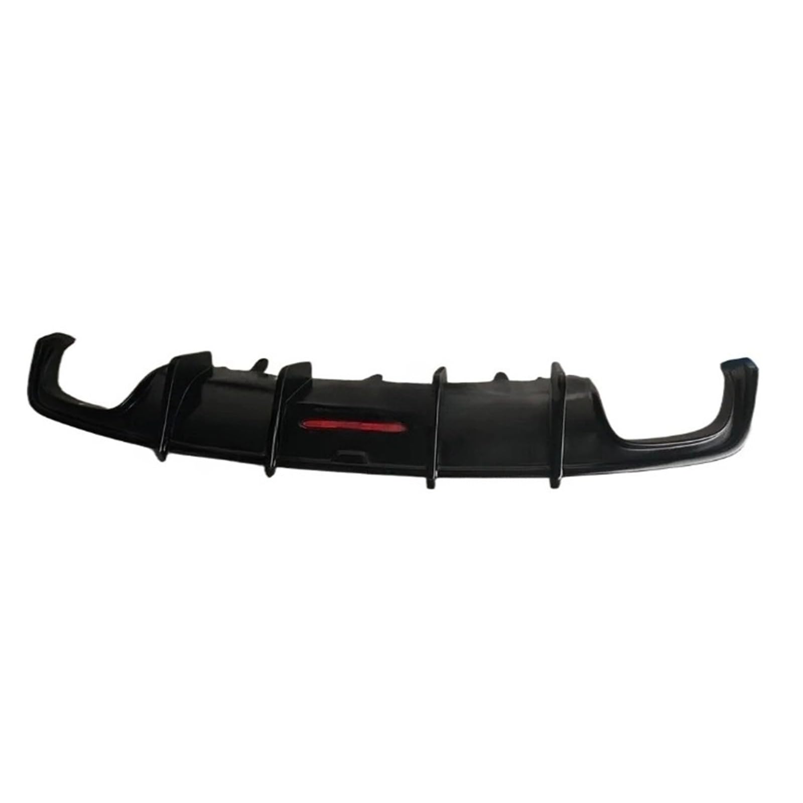 DDGHAE Auto-Heckstoßstange kompatibel for Audi A7 S7 Sport 2016–2018 K-Stil FRP-Schutz FRP-Auto mit Licht, Lippendiffusor-Spoiler aus Kohlefaser(FRP Unpainted Black) von DDGHAE