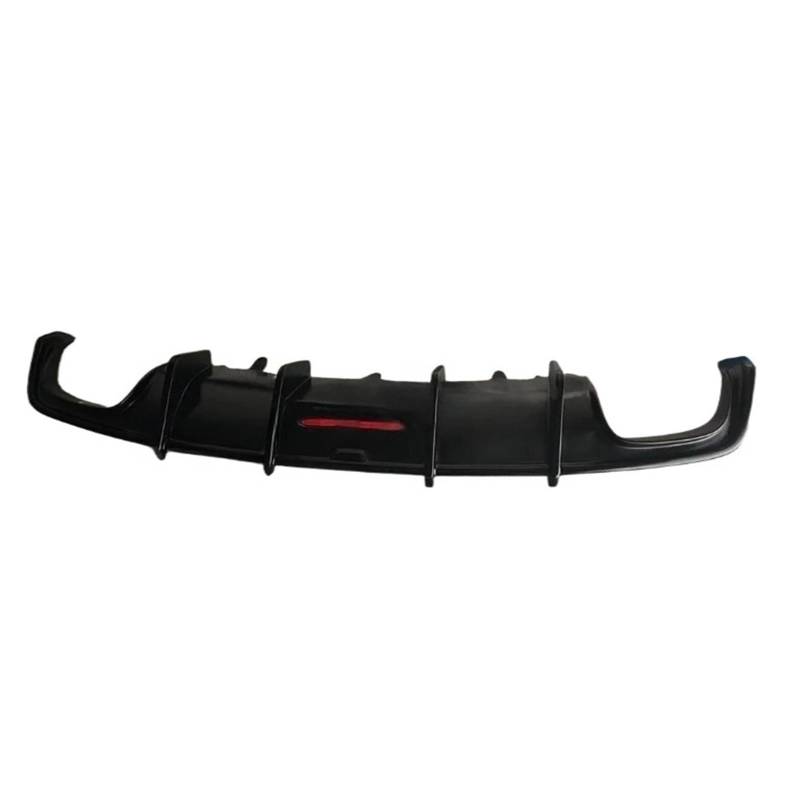 DDGHAE Auto-Heckstoßstange kompatibel for Audi A7 S7 Sport 2016–2018 K-Stil FRP-Schutz FRP-Auto mit Licht, Lippendiffusor-Spoiler aus Kohlefaser(FRP Unpainted Black) von DDGHAE