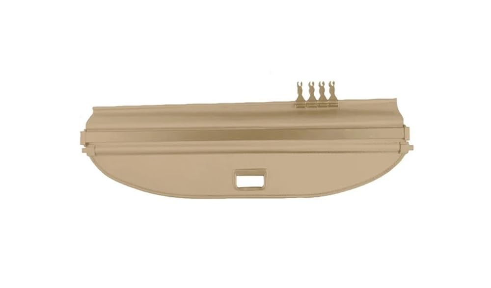 DDGHAE Auto-Kofferraumabdeckung, einziehbar, for Honda Fit Shuttle 2015–2025, Schild, Schatten, Vorhang, Trennwand, Sichtschutz, Jalousien, Sicherheitszubehör(Beige1) von DDGHAE