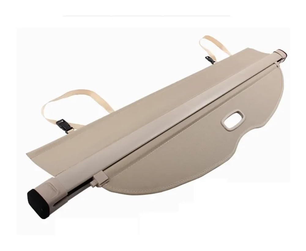 DDGHAE Auto-Laderaumabdeckung, einziehbar, kompatibel mit Mazda 5 M5 2007–2021, Sonnenschutz, Vorhang, Trennwand, Sichtschutz, Sicherheitszubehör,(Beige1) von DDGHAE