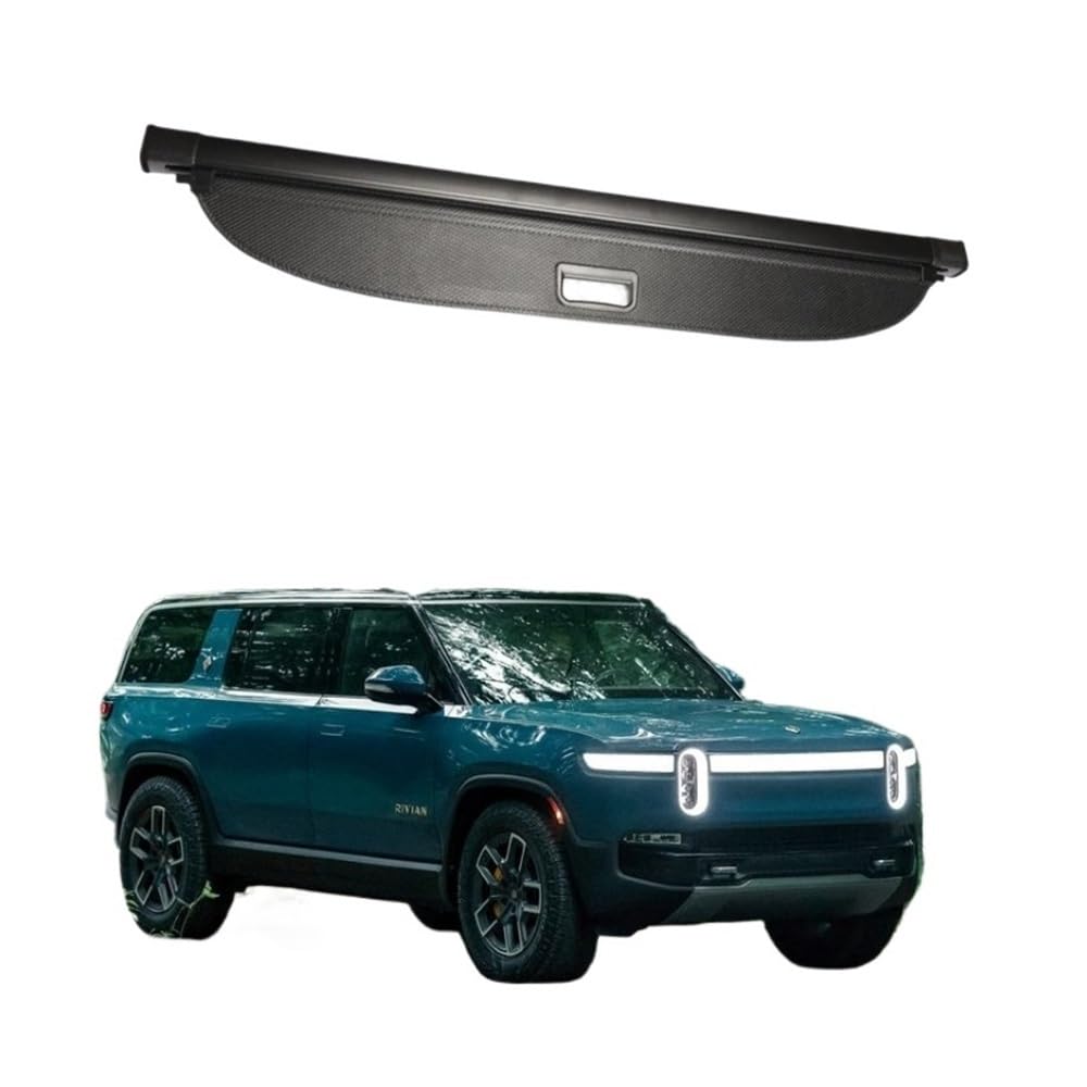 DDGHAE Auto-Laderaumabdeckung, einziehbar, kompatibel mit Rivian R1S, Sonnenschutz, Vorhang, Trennwand, Sichtschutz, Sicherheitszubehör DDGHAE Auto-Laderaumabdeckung, einziehbar, kompatibel mit Rivian R1S, Sonnenschutz, Vorhang, Trennwand, Sichtschutz, Sicherheitszubehör von DDGHAE