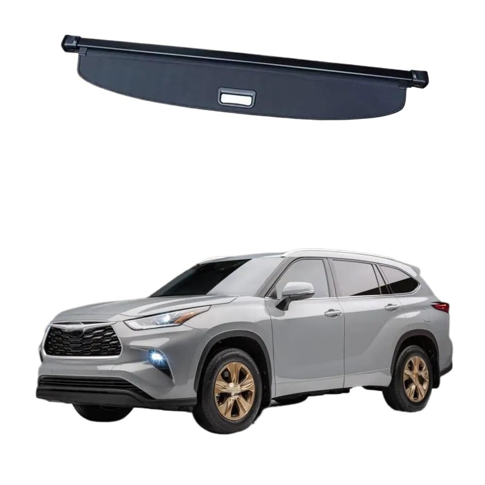 DDGHAE Auto-Laderaumabdeckung, einziehbar, kompatibel mit Toyota Highlander 2022 2023 2024, Sonnenschutz, Vorhang, Trennwand, Sichtschutz, Sicherheitszubehör DDGHAE Auto-Laderaumabdeckung, einziehbar, kompatibel mit Toyota Highlander 2022 2023 2024, Sonnenschutz, Vorhang, Trennwand, Sichtschutz, Sicherheitszubehör von DDGHAE