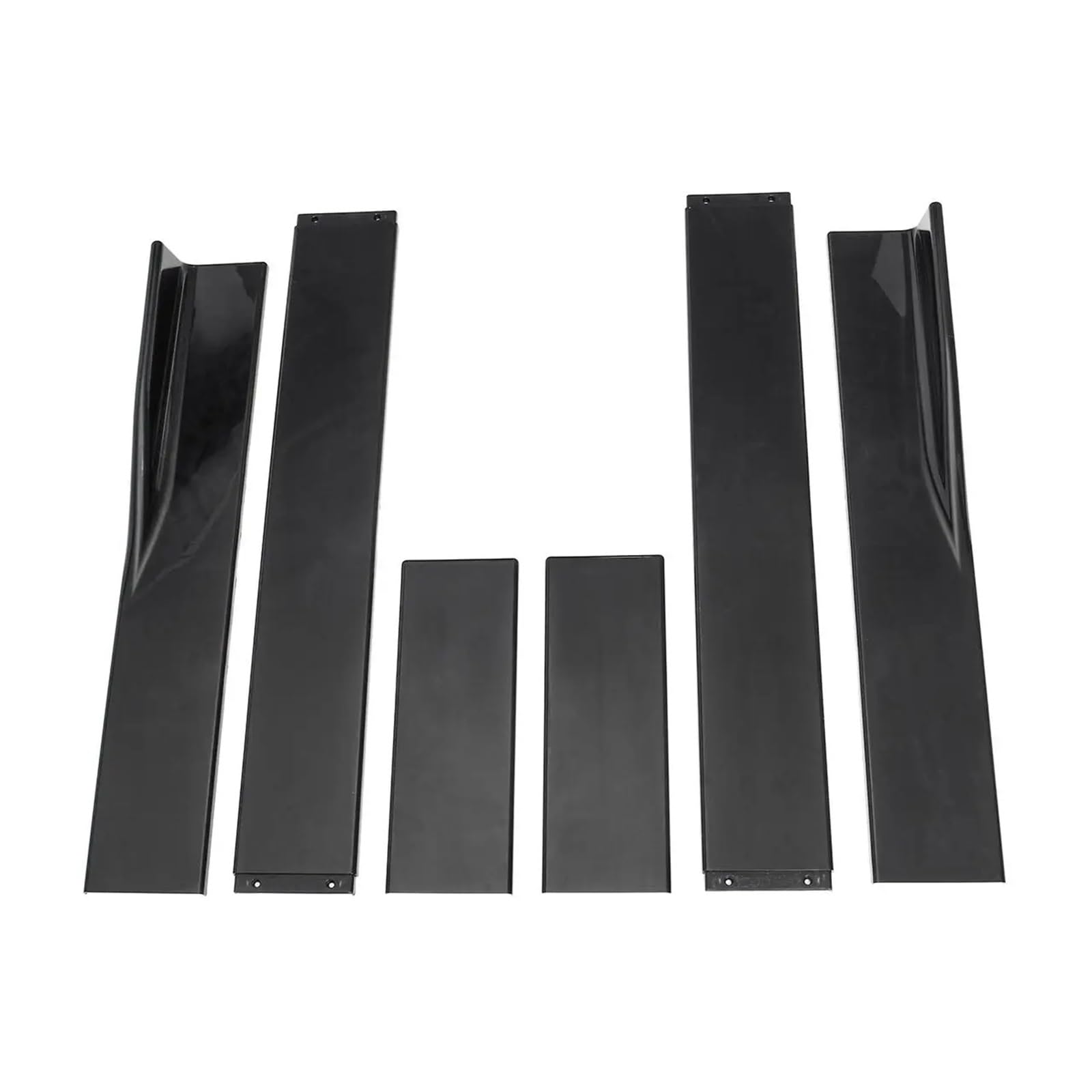 DDGHAE Auto-Seitenschweller, kompatibel for Audi SLINE A5 S5 RS5 B8 2008 2009 2010 2011, Verlängerungssplitter, Schürze, Lippensplitter, Winglet, Autozubehör, 2 m, universell(Black) von DDGHAE