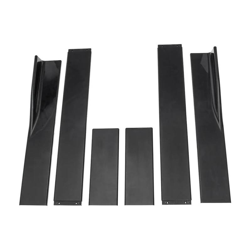 DDGHAE Auto-Seitenschweller, kompatibel for Audi SLINE A5 S5 RS5 B8 2008 2009 2010 2011, Verlängerungssplitter, Schürze, Lippensplitter, Winglet, Autozubehör, 2 m, universell(Black) von DDGHAE