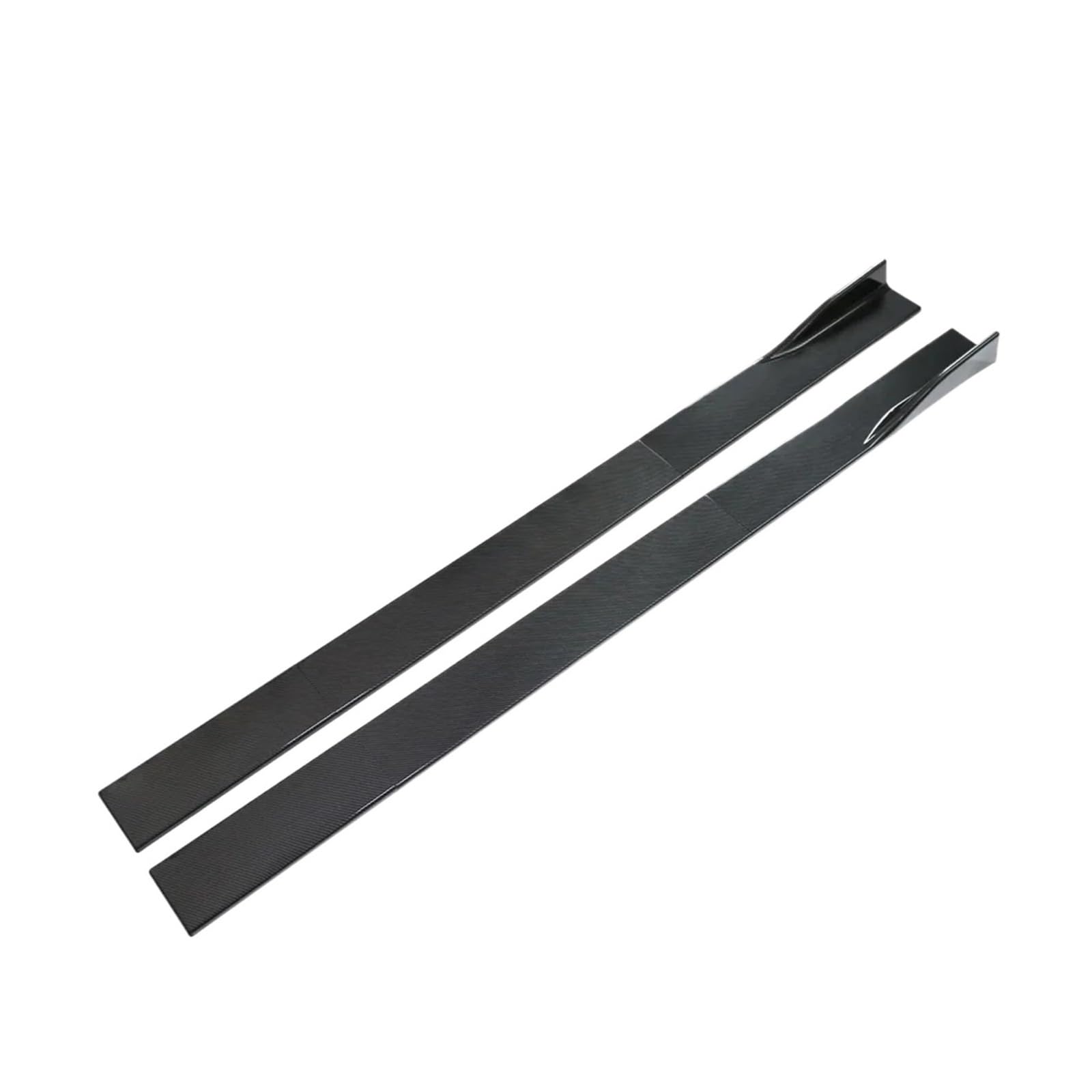 DDGHAE Auto-Seitenschweller, kompatibel mit Audi A3 S3 A4 S4 A5 S5 RS5 A7 A8, Autozubehör, 78,7" 86,6" Verlängerungs-Wippsplitter, Winglet-Flügel, Karosserie(86.6in Carbon Look) von DDGHAE