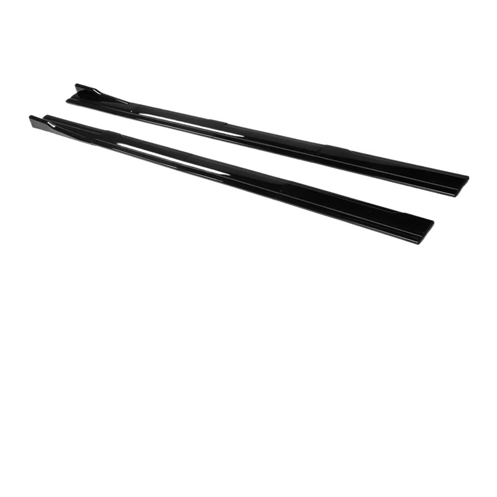 DDGHAE Auto-Seitenschweller, kompatibel mit Mercedes Benz W177 A180 A200 A250 A260 A35 2018 2019 2020 2021–2022, 2,2 m Verlängerungs-Wippsplitter-Diffusorflügel(Glossy Black) von DDGHAE