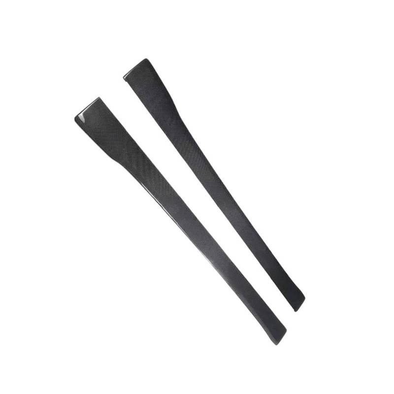 DDGHAE Auto-Seitenschweller-Bodykit Kompatibel for Alfa Romeo Stelvio 2017 2018 2019 Auto-Styling, Seitenschweller aus trockener Kohlefaser, Türstoßstangen-Lippenschürzen(Wet Carbon Fiber) von DDGHAE