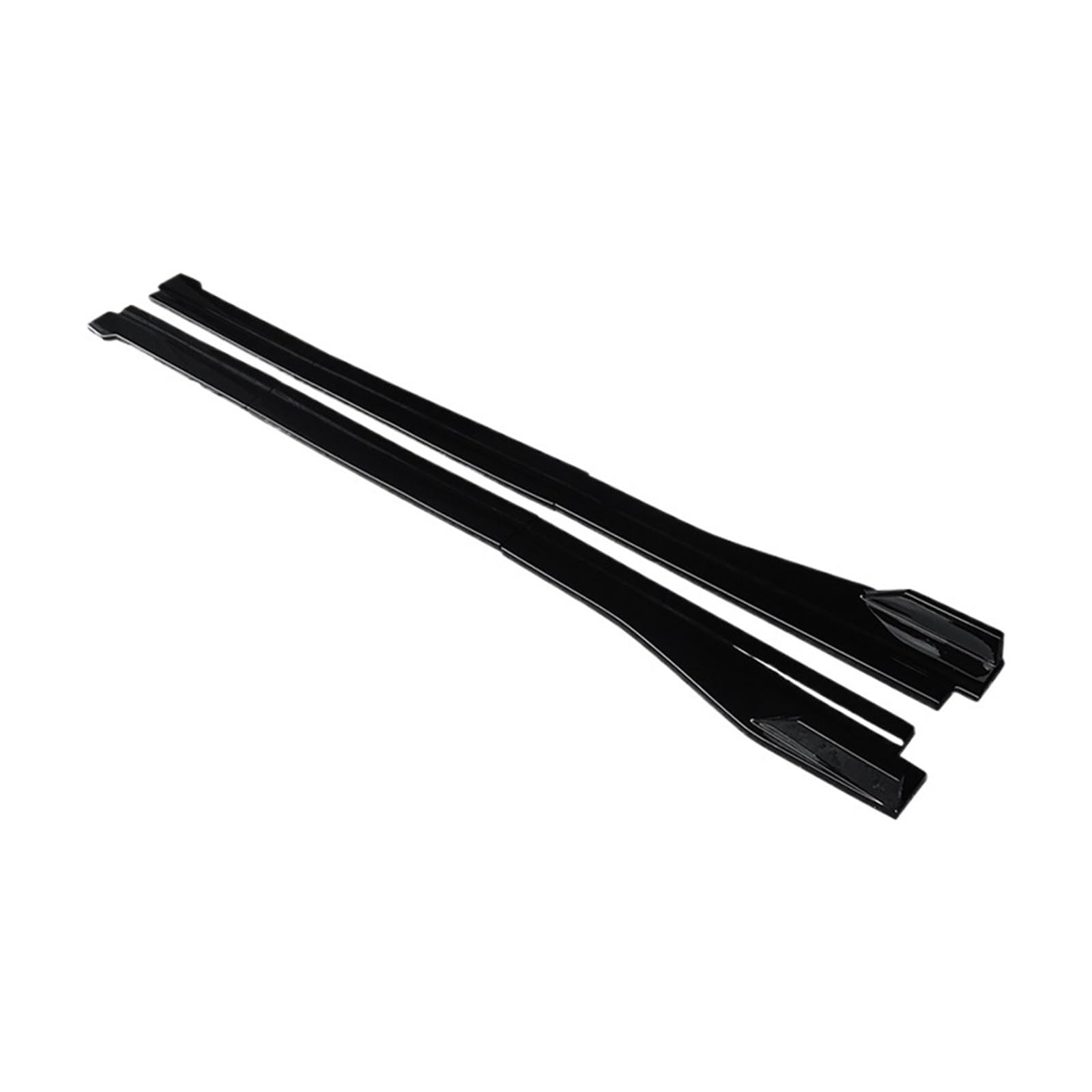 DDGHAE Auto-Seitenschweller-Erweiterungen Stoßstangen-Türlippensplitter Winglet-Zubehör Carbonfaser-Look Kompatibel for Accord 2018 2019 2020 2021(Gloss Black) von DDGHAE
