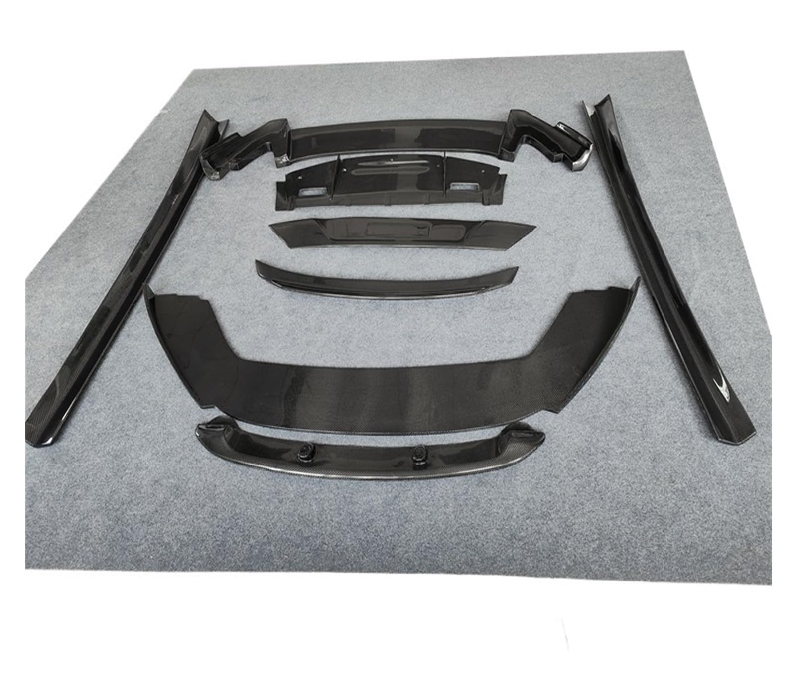 DDGHAE Auto-Stoßstange vorne und hinten, kompatibel mit Ferrari California 2009 2010 2011 2012, Frontstoßstange aus Kohlefaser, Lippe, Seitenschweller, Heckdiffusor, Heckspoiler, Flügel, Bodykit(A set DDGHAE Auto-Stoßstange vorne und hinten, kompatibel mit Ferrari California 2009 2010 2011 2012, Frontstoßstange aus Kohlefaser, Lippe, Seitenschweller, Heckdiffusor, Heckspoiler, Flügel, Bodykit(A set von DDGHAE