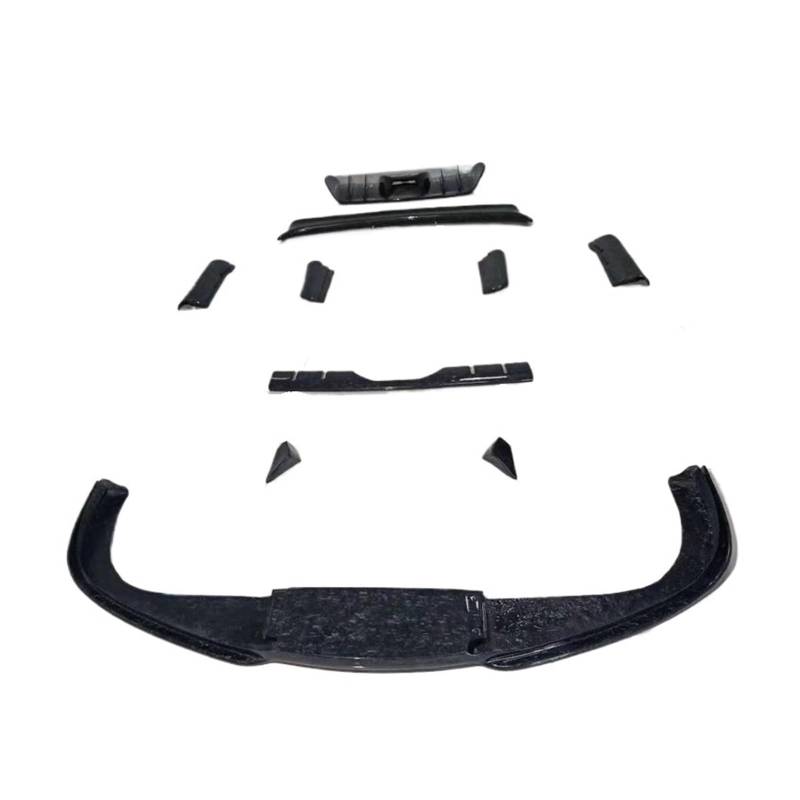 DDGHAE Auto-Stoßstange vorne und hinten, kompatibel mit Ferrari F430 Tuning 2005–2009, Lippe, Heckdiffusor, Spoiler, Seitenschweller aus Kohlefasermaterial(Forged Carbon Fiber) von DDGHAE