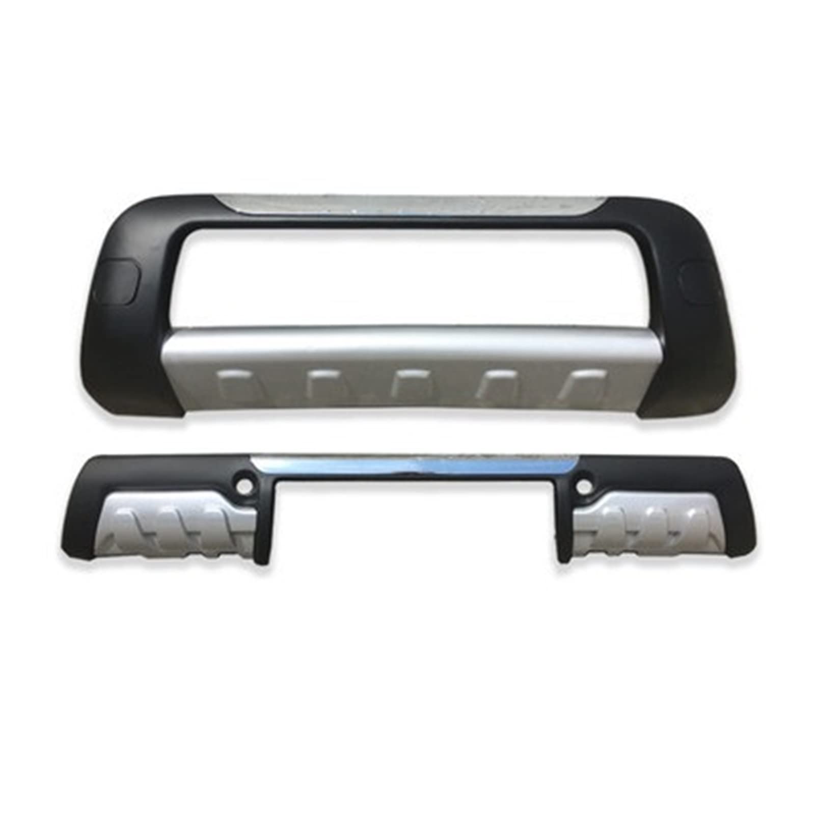 DDGHAE Auto-Stoßstangen vorne und hinten, kompatibel for Toyota 2009 2010 2011 (vorne + hinten), Kunststoff, ABS, Chrom, Rutschschutzform, 2 Stück(2PCS) von DDGHAE