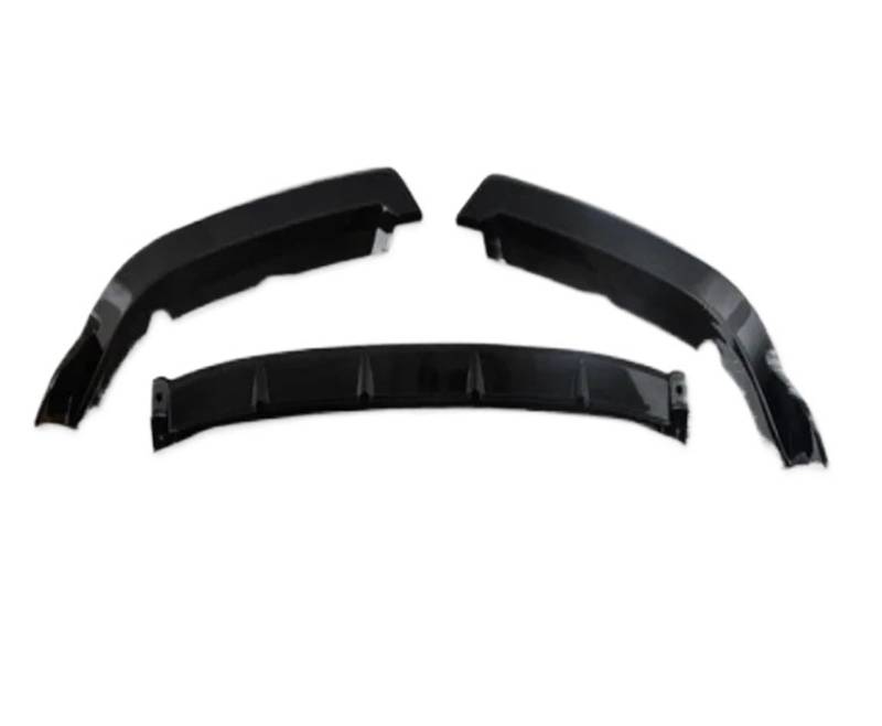 DDGHAE Auto Vorderen Stoßfänger Kompatibel for Civic 2019 2020 2021 2022 3Pcs/1set ABS Lip Splitter Diffusor Lip(ABS matte black-01) von DDGHAE