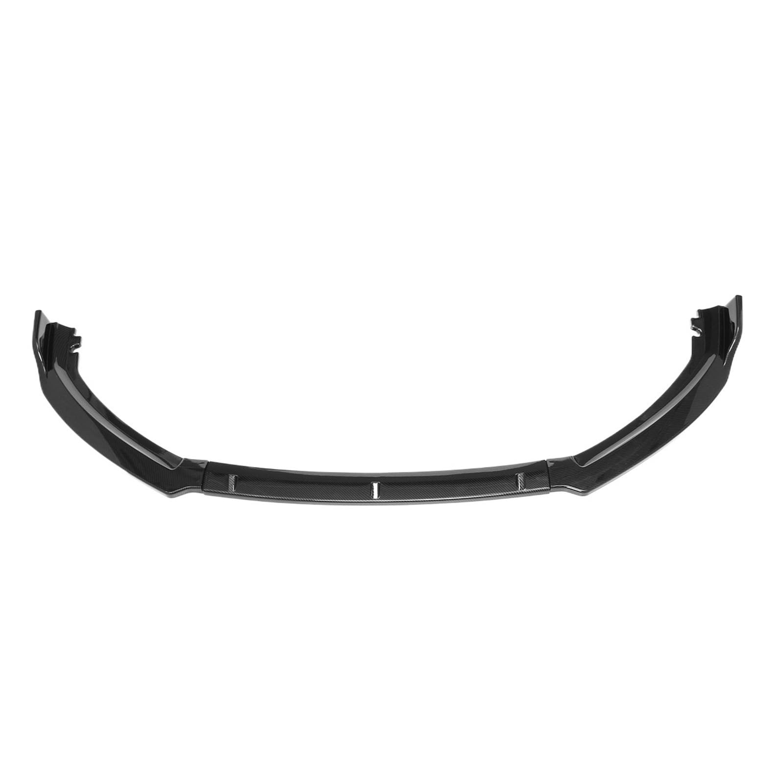 DDGHAE Auto Vorderen Stoßfänger Kompatibel for Focus 2019 3PCS Lip Splitter Diffusor Schutz Schutz Körper Kit Spoiler(Carbon Fiber Look) von DDGHAE
