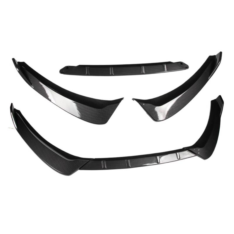 DDGHAE Auto Vorderen Stoßfänger Kompatibel for Fusion/Mondeo 2017 2018 2019 2020 2021 2022 Splitter Lip Diffusor Body Kit Spoiler Schutz(Carbon Fiber Look) von DDGHAE